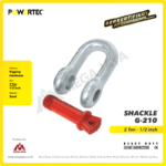 Shackle Powertec 210 2 Ton - 1/2" - Image 2