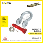 Shackle Powertec 2130 17 Ton - 1 1/2" - Image 2