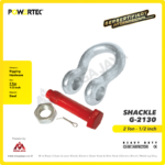 Shackle Powertec 2130 2 Ton - 1/2" - Image 2