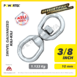 Swivel Powertec Galv 10Milimeter - 3/8"
