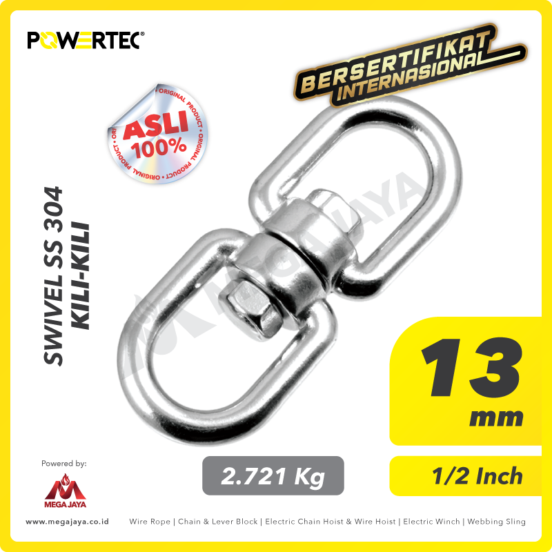 POWERTEC-Swilvel-SS-304-13mm-I.png Swivel Powertec Galv 13Milimeter - 1/2" - Image 1