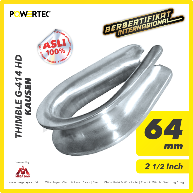 POWERTEC-Thimble-G-414-HD-64mm-I.png Thimble Powertec G-414 (HD) 64Milimeter - 2 1/2" - Image 1