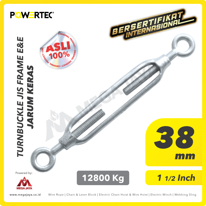 POWERTEC-Turnbuckle-Jis-Frame-Eye-_-Eye-38mm-I.png Turnbuckle Powertec JIS Eye & Eye 38Milimeter - 1 1/2" - Gambar 1
