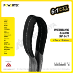 Webbing Sling Powertec (6:1) 2Ply 4 Ton X 12 Meter (Abu) - Image 2