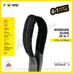 Webbing Sling Powertec (6:1) 2Ply 4 T X 6 M (Abu) - Image 2