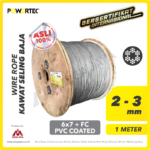 Wire Rope Powertec 6x7 + FC PVC 2-3Milimeter