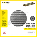 Wire Rope Powertec 6x12 + 7FC PVC 8-10Milimeter - Image 2