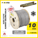 Wire Rope Powertec 6x24 + 7FC Galv 10Milimeter