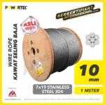 Wire Rope Powertec 7x19 SS 304 10Milimeter