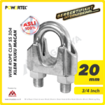 Wire Rope Clip Powertec SS 304 20Milimeter