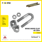 Wire Rope Clip Powertec SS 304 3Milimeter - Image 2