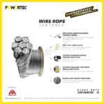 Wire Rope Powertec 6x36 + IWRC Ungalv 19Milimeter - Image 4