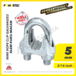Wire Rope Clip Powertec Galv 5Milimeter - 3/16"