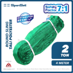 Round Sling Spanset (7:1) 2 Ton x 4 Meter (Hijau)