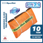 Web Sling Spanset (7:1) 2Ply 10 Ton X 10 Meter (Orange)