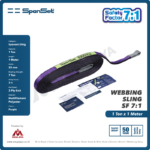 Web Sling Spanset (7:1) 2Ply 1 Ton X 1 Meter (Ungu) - Image 2