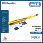Web Sling Spanset (7:1) 2Ply 3 Ton X 10 Meter (Kuning) - Gambar 2