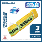 Web Sling Spanset (7:1) 2Ply 3 Ton X 6 Meter (Kuning)