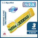Web Sling Spanset (7:1) 2Ply 3 Ton X 8 Meter (Kuning)