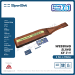 Web Sling Spanset (7:1) 2Ply 6 Ton X 4 Meter (Cokelat) - Image 2