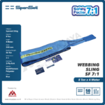 Web Sling Spanset (7:1) 2Ply 8 Ton X 4 Meter (Biru) - Gambar 2