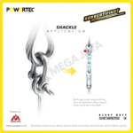 Shackle Powertec 209 4,75 Ton - 3/4" - Image 4