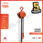 Chain Block Toyo 0,5 Ton x 5 Meter (5Milimeter) - Gambar 2