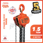 Chain Block Toyo 1,5 Ton x 3 Meter (7,1Milimeter)