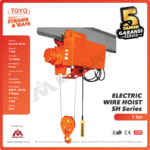 Electric Wire Rope Hoist 3F Toyo SH + Trolley 1 Ton x 12 Meter - Image 2
