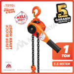 Lever Block Toyo 1 Ton x 1,5 Meter (6Milimeter)