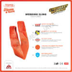 Webbing Sling Merek Toyolift (8:1) 2Ply 2 Ton X 12 Meter (Hijau) - Image 4
