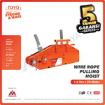 Wire Rope Pulling Hoist Toyo ZNL1600 1,6 Ton x 20 Meter 11Milimeter - Gambar 2