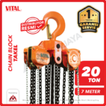 Chain Block Vital JPN 20 Ton x 7 Meter