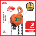 Chain Block Vital JPN 3 Ton x 5 Meter