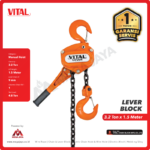 Lever Block Vital JPN 3,2 Ton x 1,5 Meter - Image 3