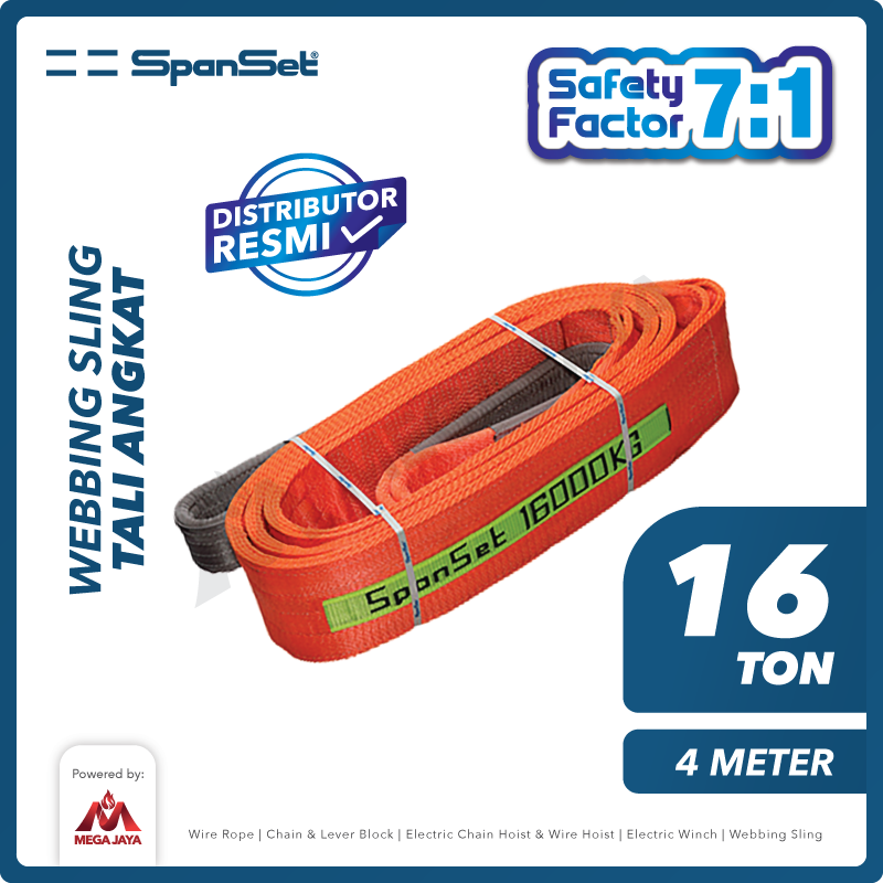 Webbing-Sling-SPANSET-16Ton-x-4Meter-I-1.png Web Sling Spanset (7:1) 4Ply 16 Ton X 4 Meter (Biru) - Image 1