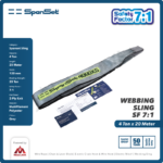 Web Sling Spanset (7:1) 2Ply 4 Ton X 20 Meter (Abu) - Image 2