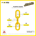 Plastic Chain Kuning Powertec 4Milimeter 50 Meter - Image 3