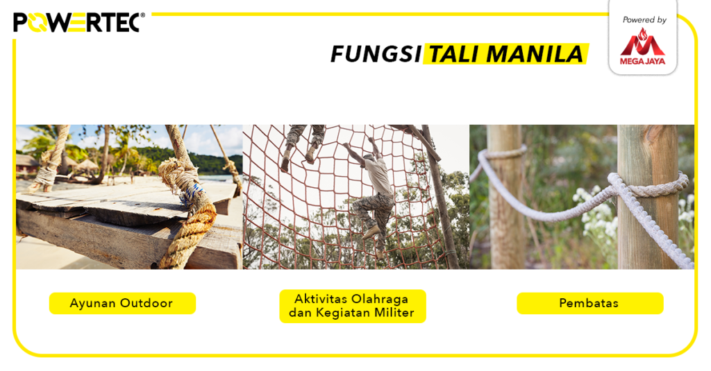 fungsi penggunaan tali manila