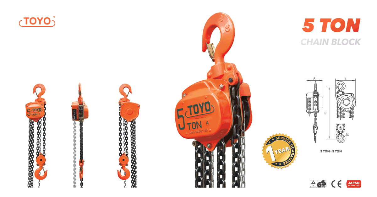 chain block 5 ton