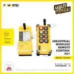 Wireless Remote Control Powertec Single Speed 6 Button (AC/DC 18-65V) - Gambar 2