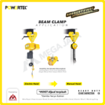 Beam Clamp Powertec 1 Ton - Gambar 4