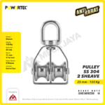 Pulley Powertec SS 304 Double 25Milimeter - Image 2