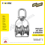 Pulley Powertec SS 304 Double 32Milimeter - Gambar 2