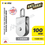 Pulley Powertec SS 304 Single 100Milimeter