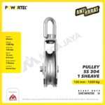 Pulley Powertec SS 304 Single 100Milimeter - Gambar 2