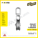 Pulley Powertec SS 304 Single 75Milimeter - Gambar 2