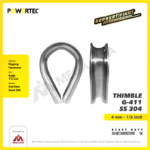 Thimble Powertec G-411 SS 304 4Milimeter - 1/6" - Gambar 2