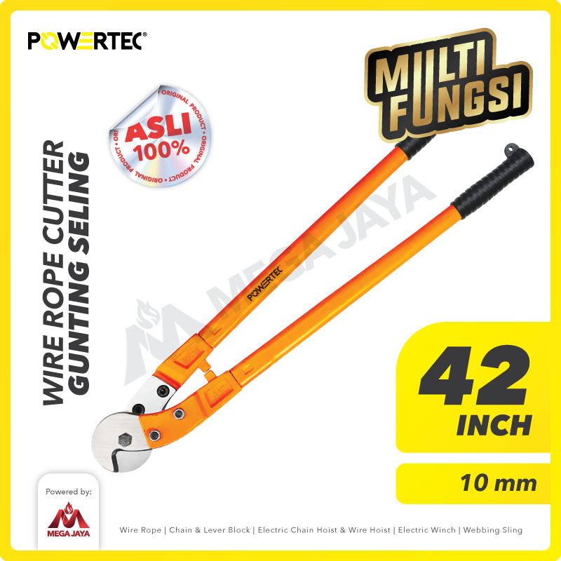 POWERTEC-WIREROPE-CUTTER-42Inch-I Wire Rope Cutter Powertec 42" - Image 1