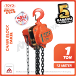 Chain Block Toyo 1 Ton x 12 Meter (6Milimeter)